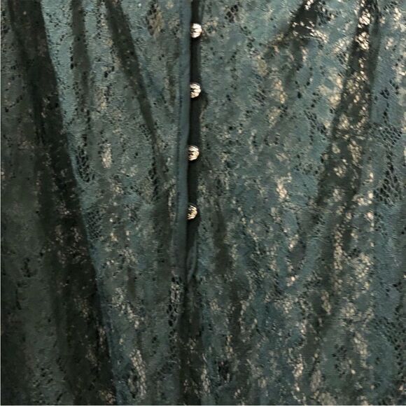 Rise Know Top Lace Sz XXL new no tags green - Picture 4 of 4